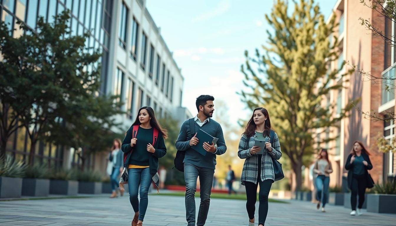 Student using online courses for flexible education